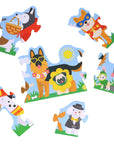 Shaped Floor Puzzle: Dog Parade
