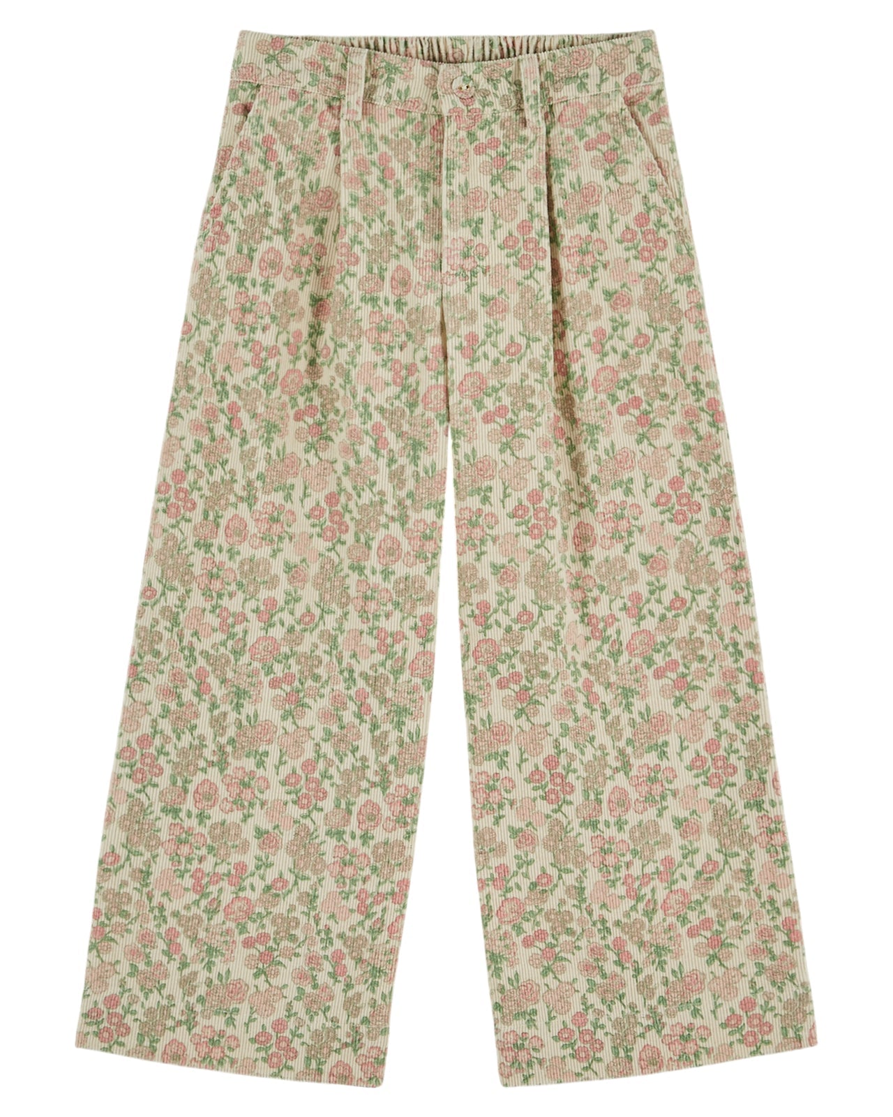 Wide-Leg Corduroy Trousers, Bucolique