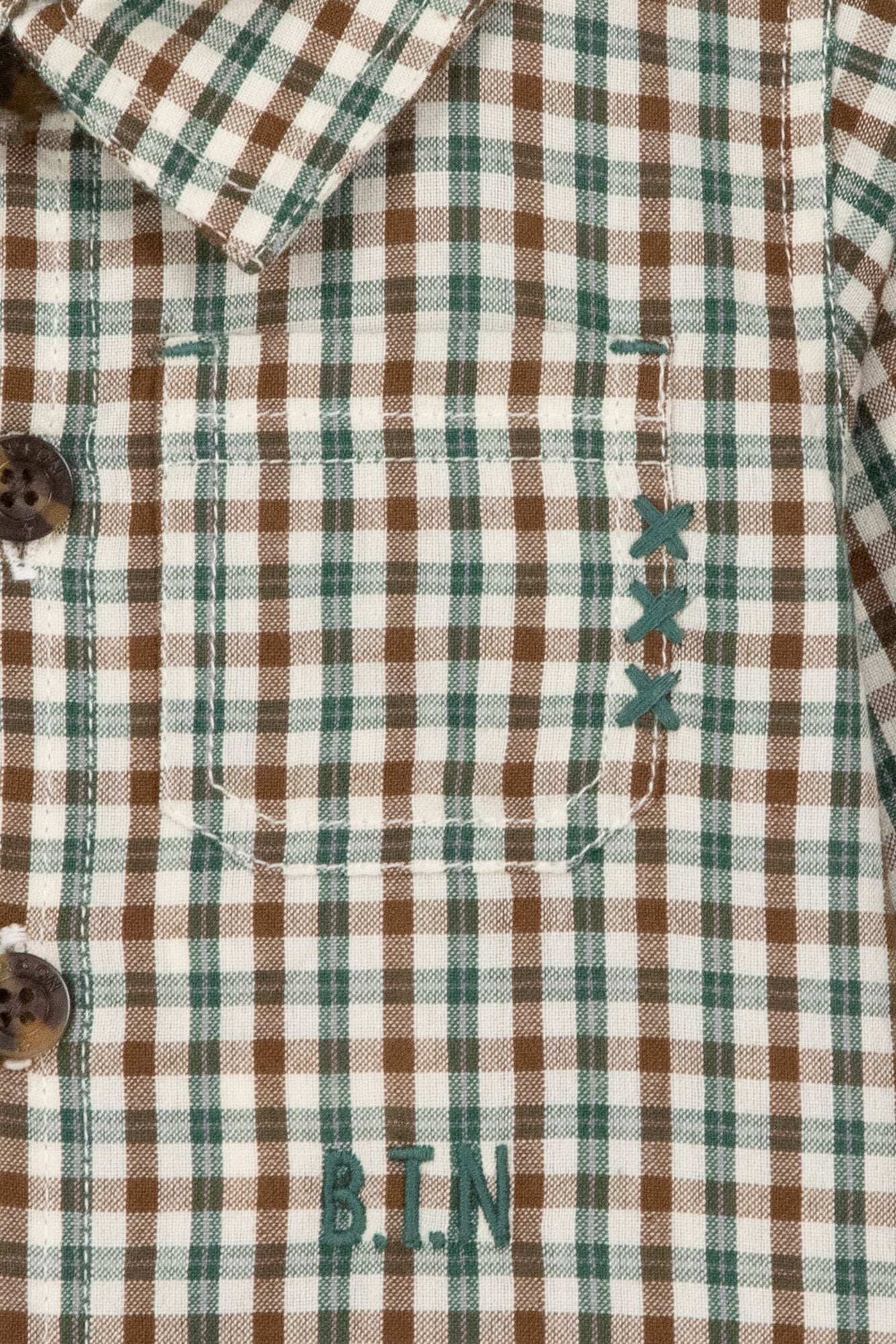 Bonton Mini Check Sunday Shirt