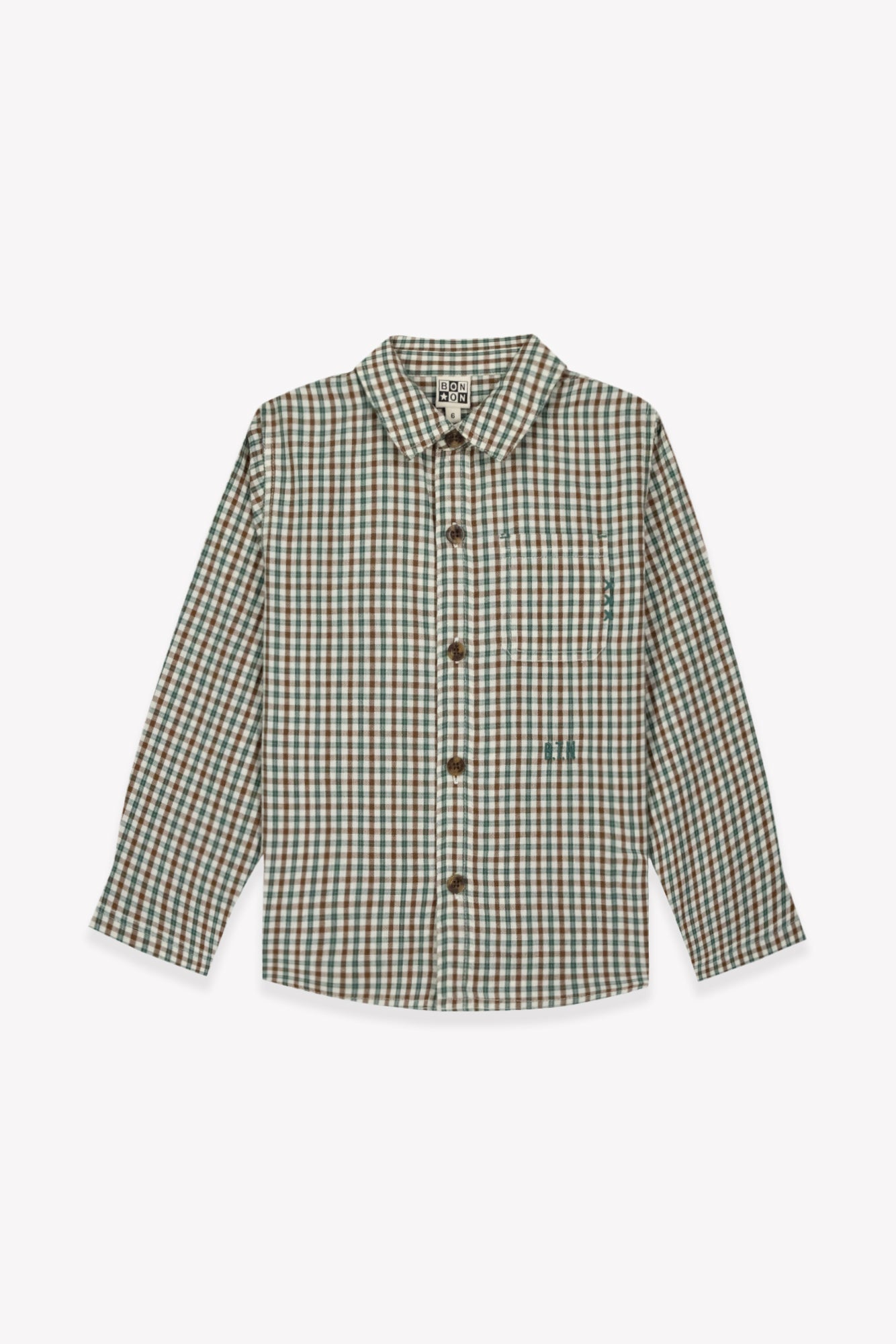 Bonton Mini Check Sunday Shirt