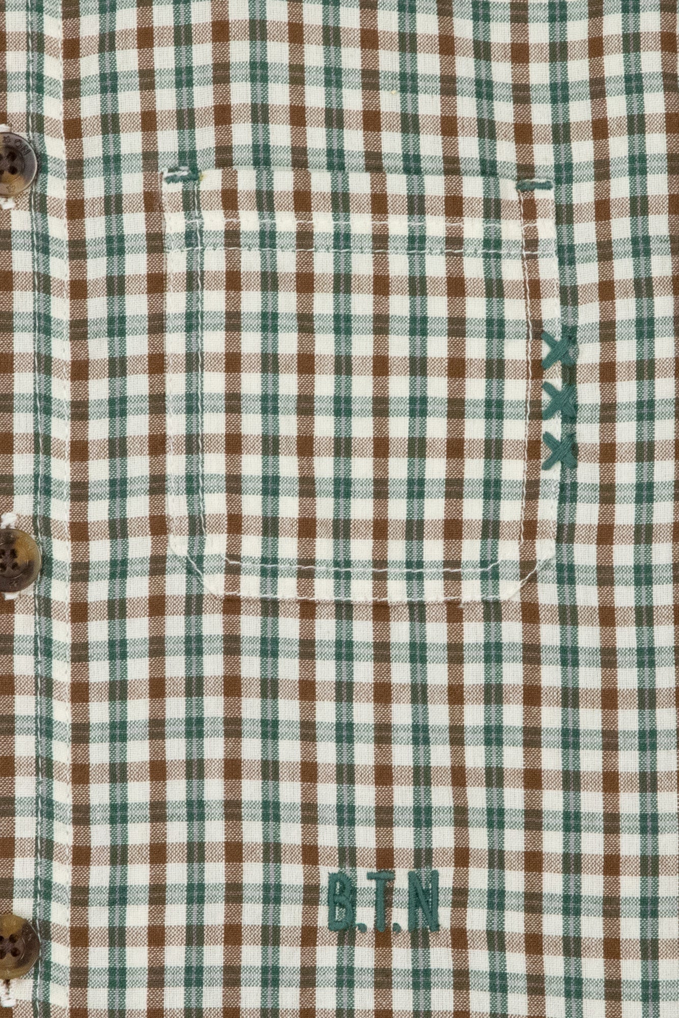 Bonton Mini Check Sunday Shirt