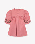 Pauline Corduroy Embroidered Dress