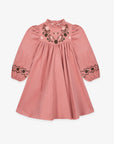 Pauline Corduroy Embroidered Dress