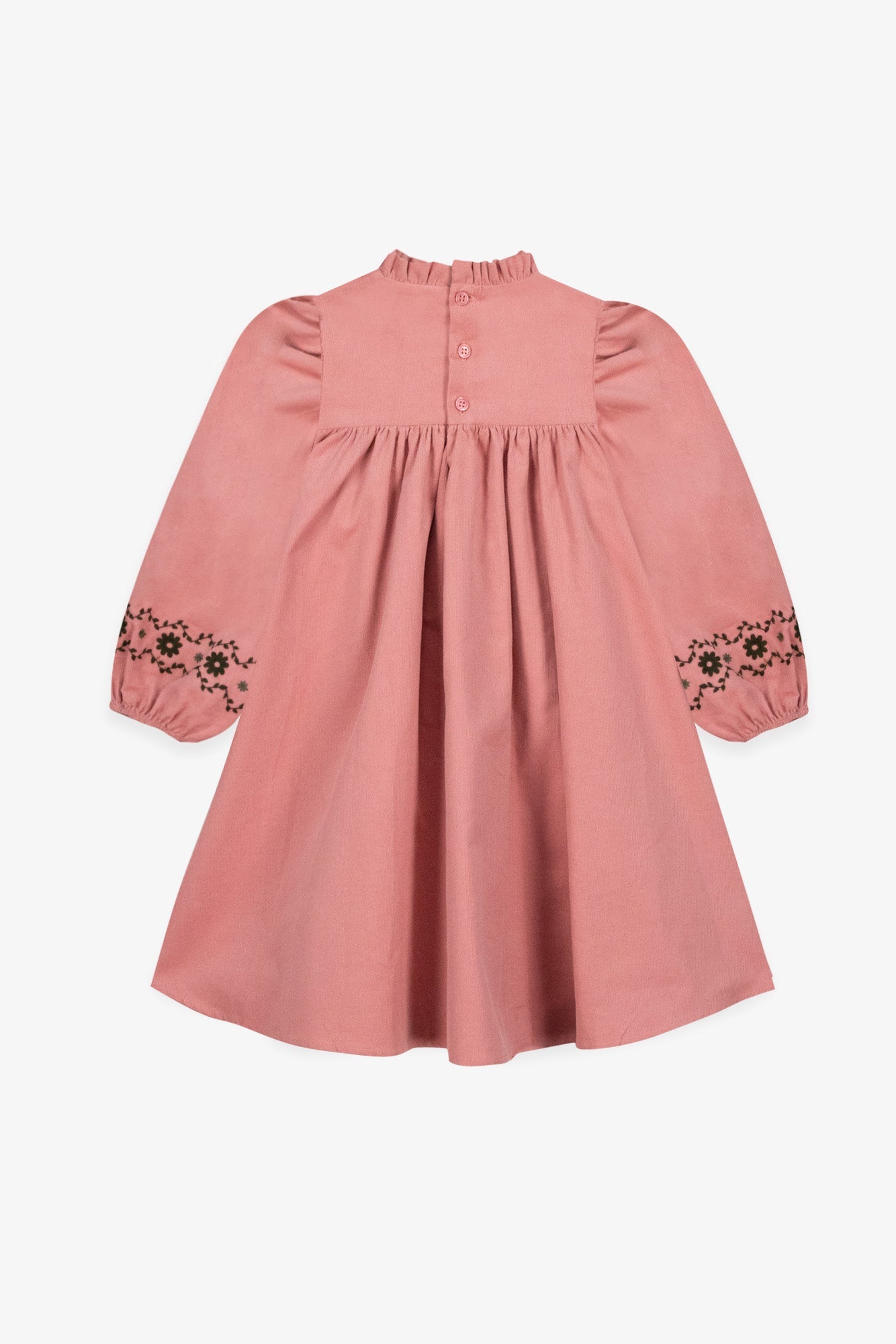 Pauline Corduroy Embroidered Dress