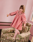 Pauline Corduroy Embroidered Dress