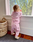 Organic Cotton Flower Field Baby Sweatpants