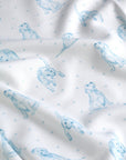 Blue Puppy Love Blanket