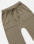 Ribbed Joggers- Olive