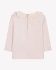 Pink Ribbed Frill Collar Set