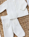Wool Cashmere Ivory Set