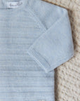 Wool/ Cashmere Light Blue Knit Set