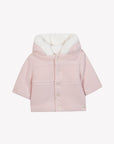 Pink Cotton Cashmere Baby Jacket
