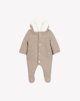 Greige Faux Fur Lined Bunting