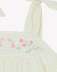 Tartine et Chocolat Citrus Gingham Dress