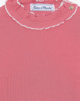 Tartine et Chocolat Peony Ribbed Mock Turtleneck