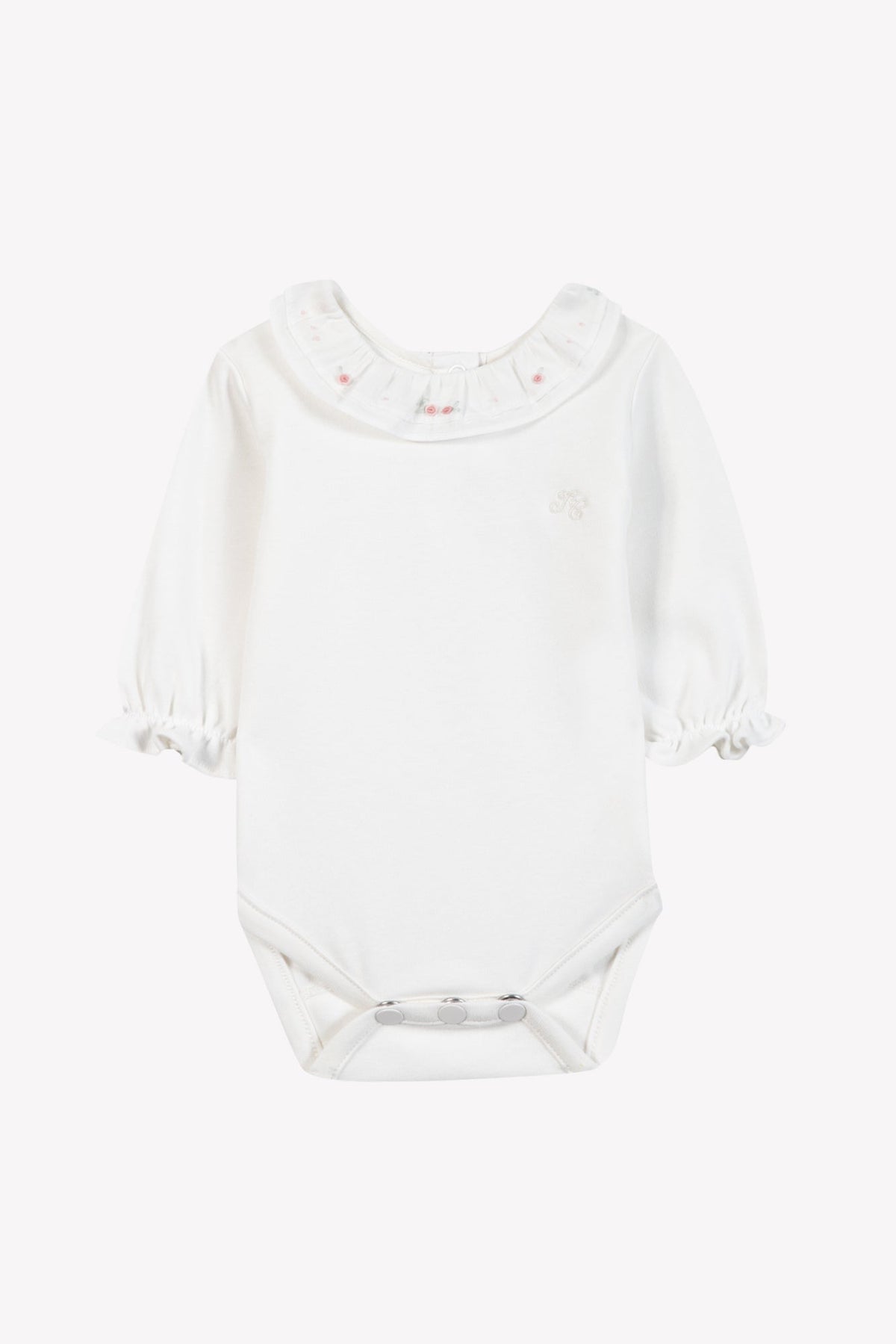 Tartine et Chocolat Rose Embroidred Bodysuit