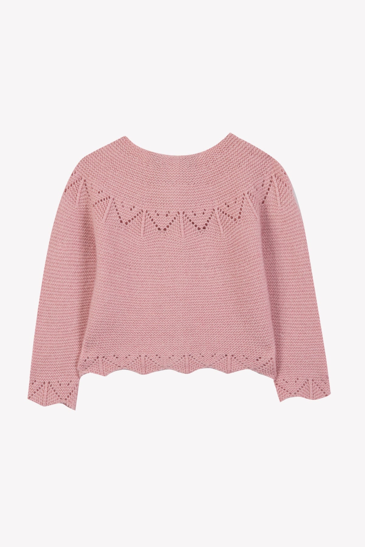 Tartine et Chocolat Zig Zag Blush Cardigan