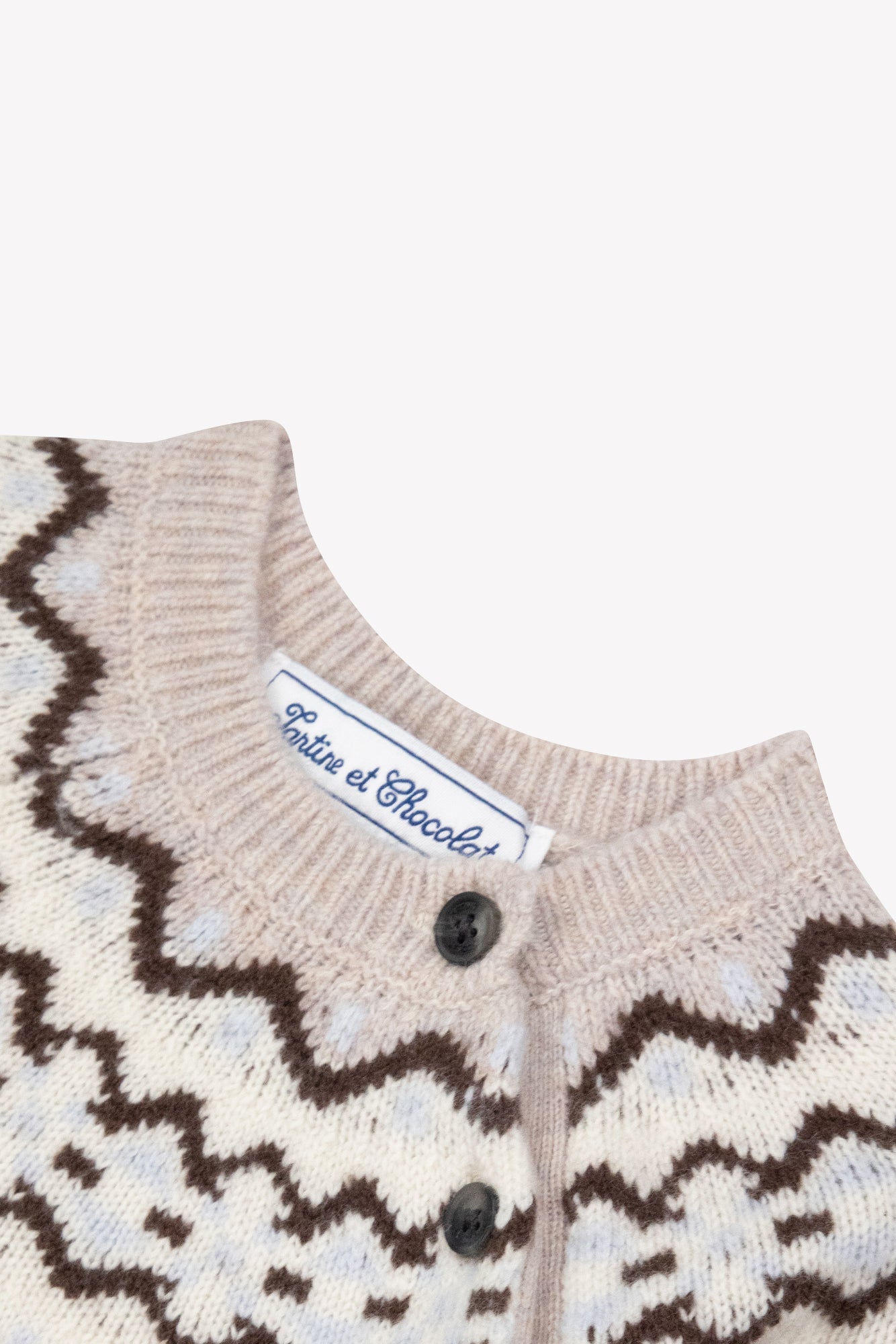 Tan Fair Isle Sweater