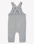 Grey Wool Cashmere Cableknit Overalls