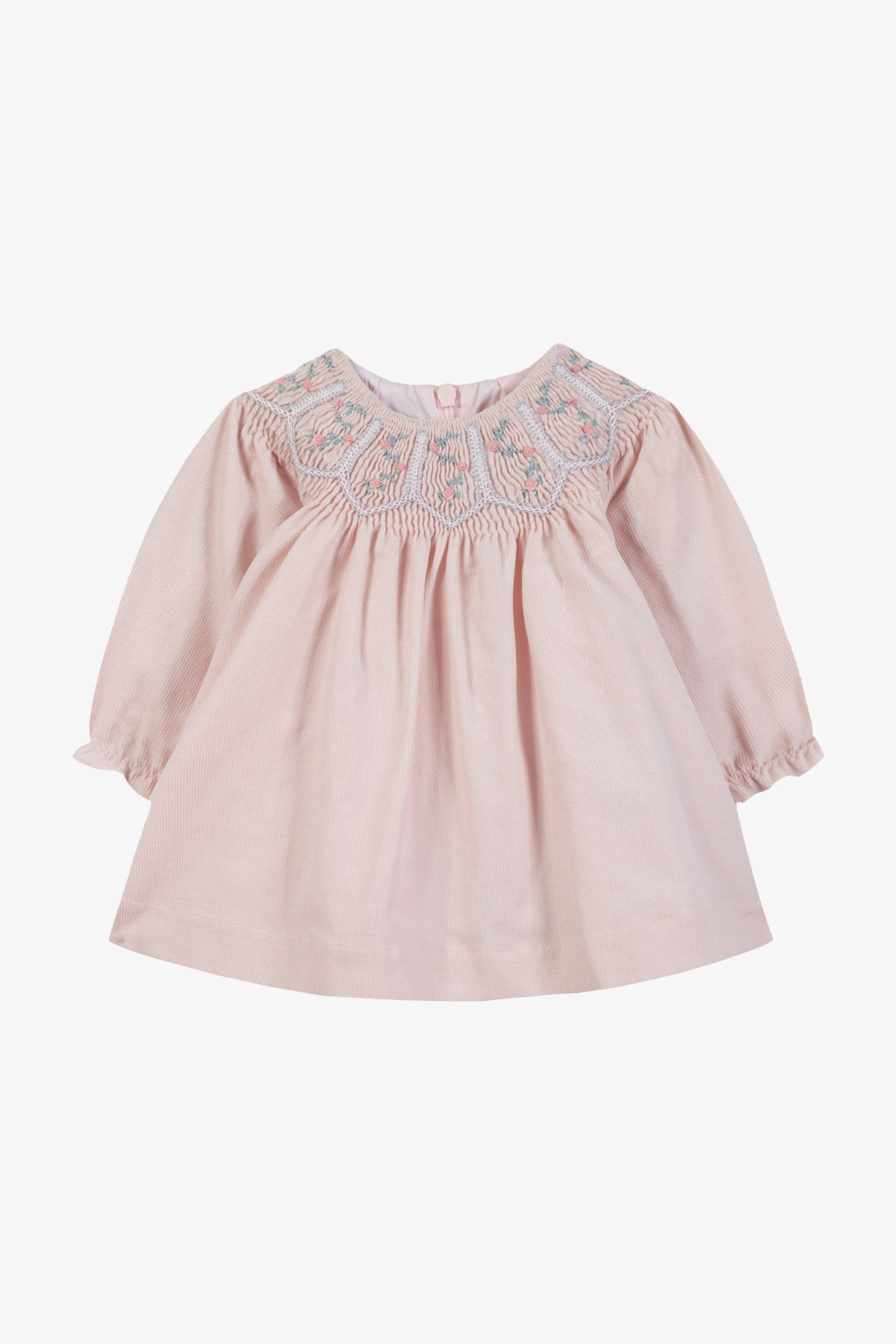 Tartine et Chocolat Pink Fine Corduroy Dress