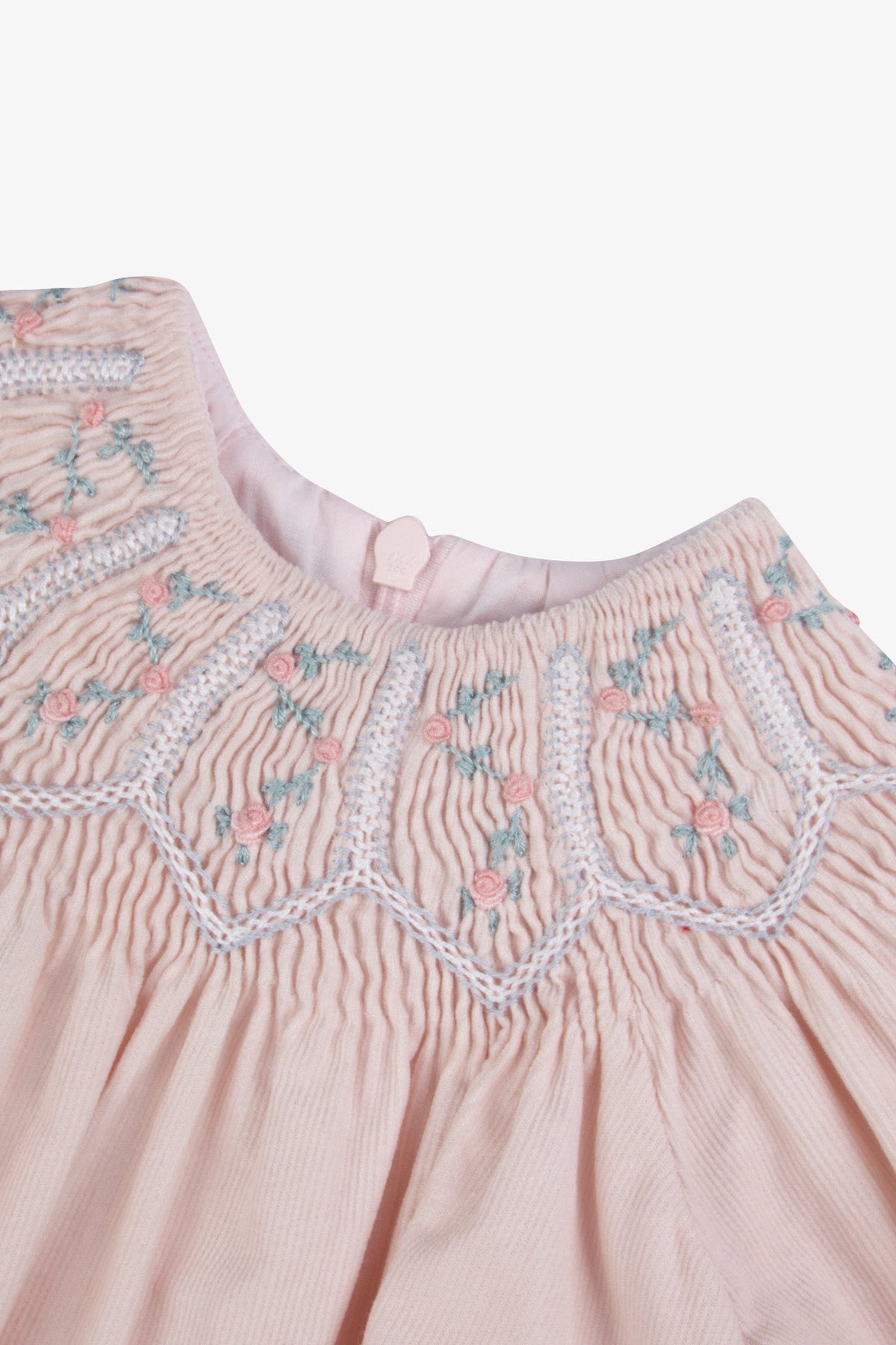 Tartine et Chocolat Pink Fine Corduroy Dress