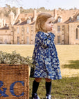 Tartine et Chocolat Navy Floral Liberty Print Dress