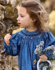 Tartine et Chocolat Smocked Chambray Dress