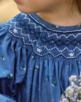 Tartine et Chocolat Smocked Chambray Dress
