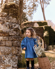 Tartine et Chocolat Smocked Chambray Dress