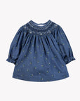 Tartine et Chocolat Smocked Chambray Dress