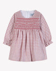 Tartine et Chocolat Pink Gingham Smocked Dress