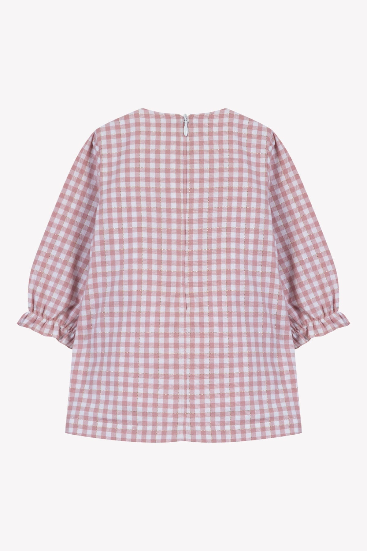 Tartine et Chocolat Pink Gingham Smocked Dress