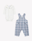 Tartine et Chocolat Plaid Overall & Onesie