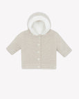 Beige Cotton Cashmere Baby Jacket