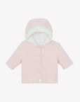 Pink Cotton Cashmere Baby Jacket