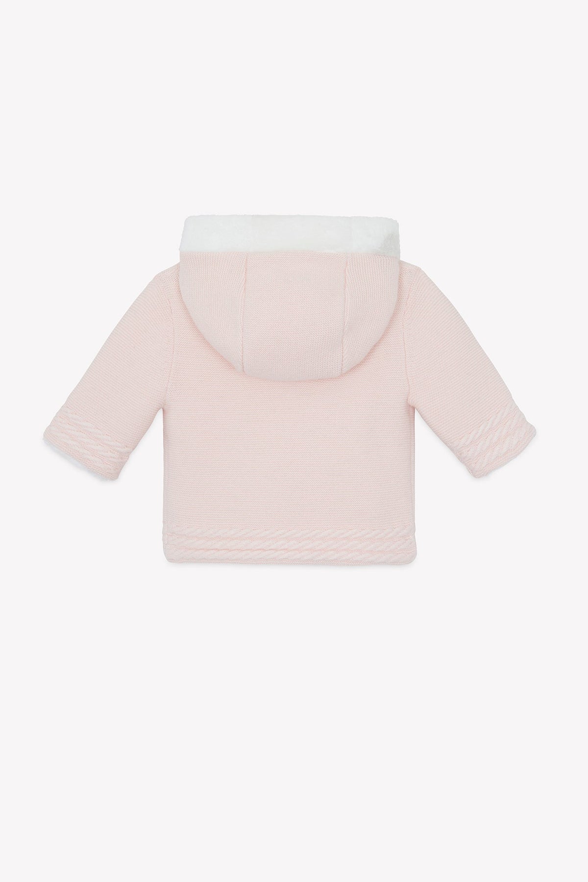 Pink Cotton Cashmere Baby Jacket