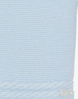 Light Blue Cotton Cashmere Baby Jacket