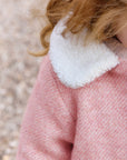 Tartine et Chocolat Pink Tweed Coat