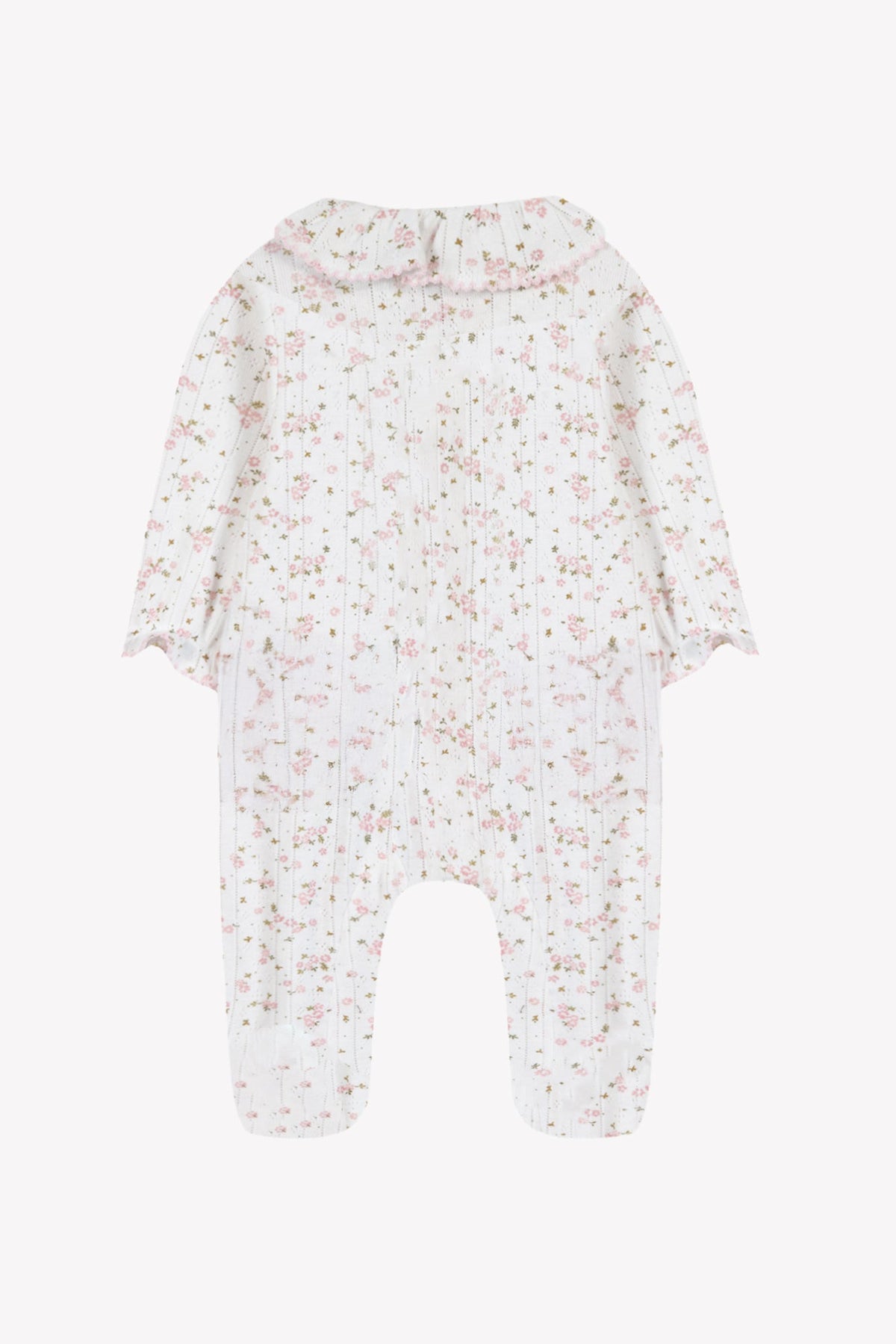 Tartine et Chocolat Floral Pointelle Cotton Romper