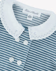 Tartine et Chocolat Velour Stripe Romper
