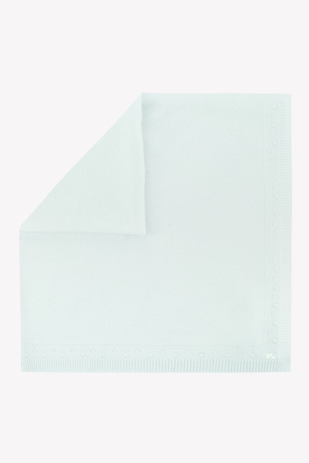Tartine et Chocolat Sky Blue Wool Cashmere Blanket