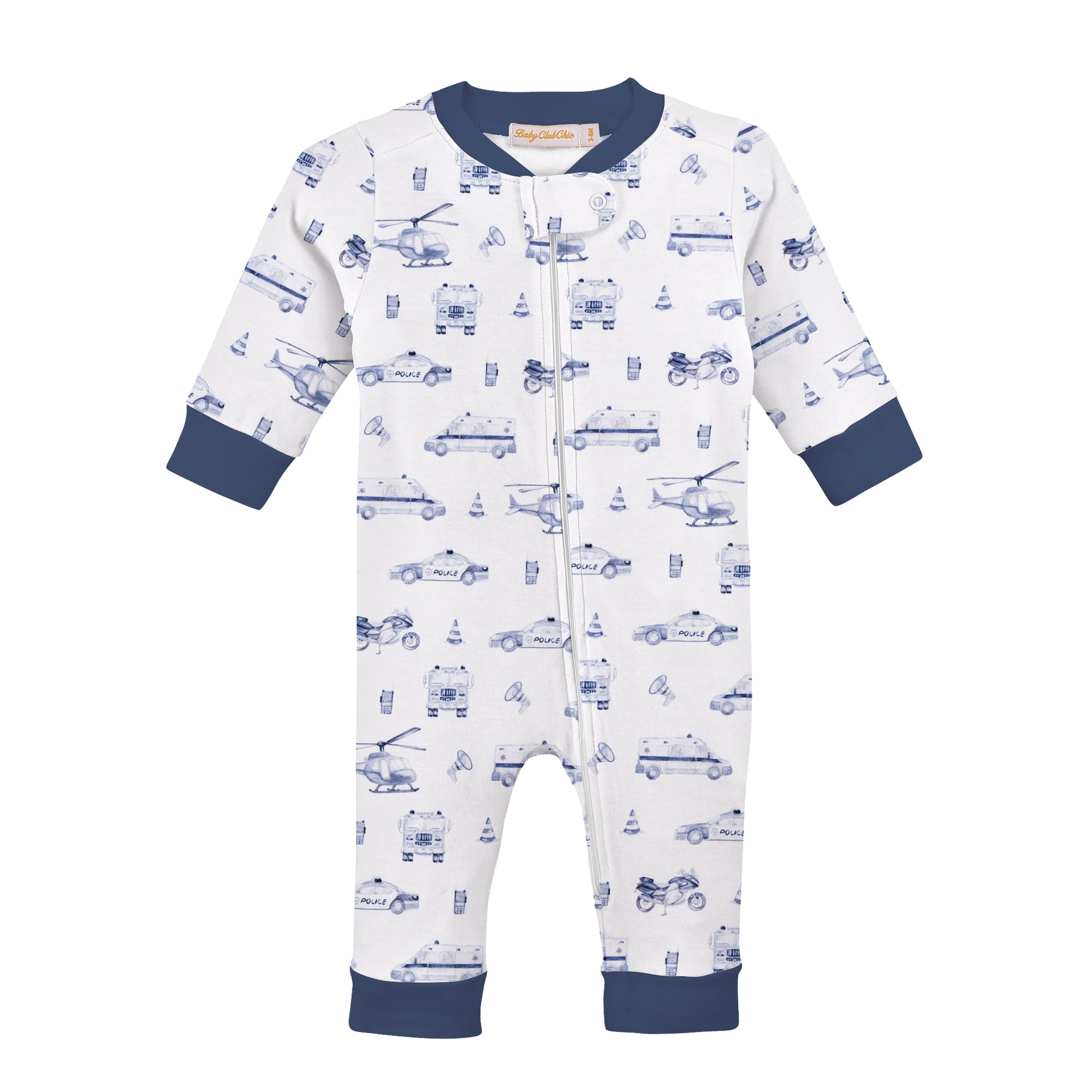 Rescue Riders Zipper Footie