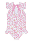 Blush Bloom Cap Sleeve One Piece