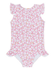 Blush Bloom Cap Sleeve One Piece