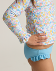 Jasmine Blossom Rashguard Swim Set