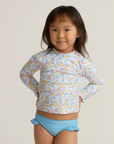 Jasmine Blossom Rashguard Swim Set