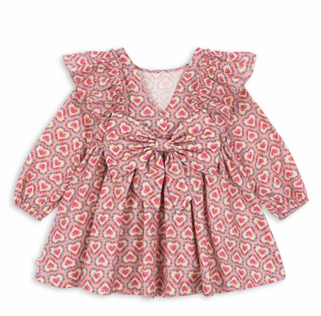 Evia Organic Cotton Bow Dress