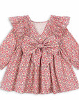 Evia Organic Cotton Bow Dress