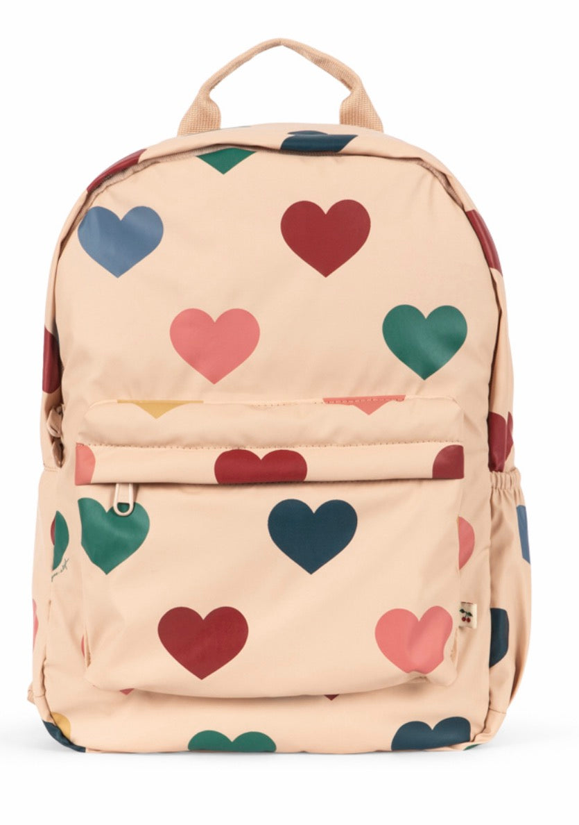 Heart Print Backpack