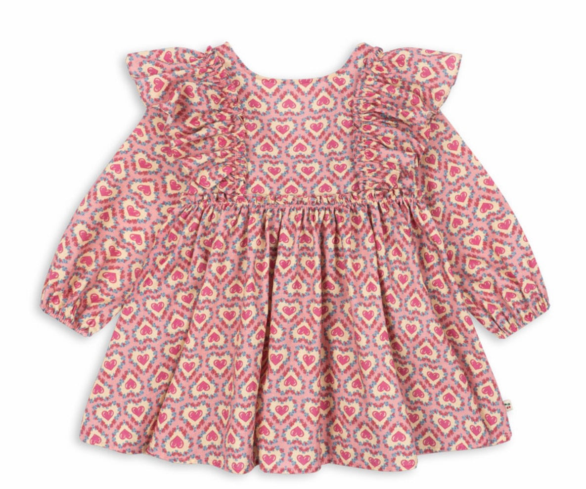 Evia Organic Cotton Bow Dress